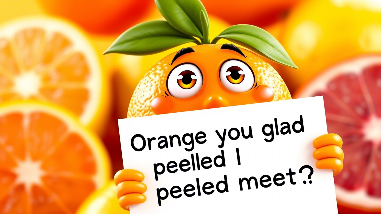 121+ Orange Puns To Squeeze A Little Laughter Into Your Day